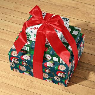 Navy Blue Christmas Crew Six Photo Custom  Sheets