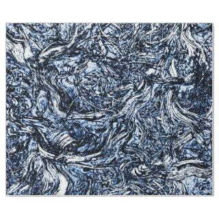 Navy Blue Nature Abstract Pattern