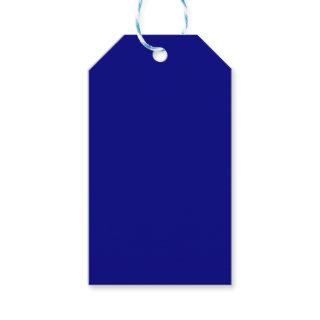 Navy Blue Solid Color Gift Tags
