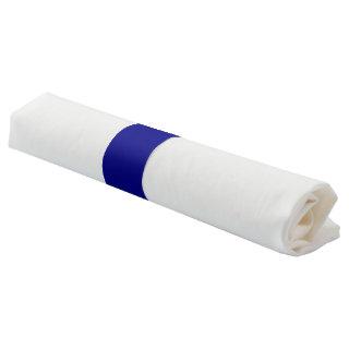 Navy Blue Solid Color Napkin Bands