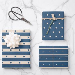 Navy Blue Tan Beige Gifts for Him Birthday   Sheets