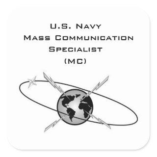Navy Mass Communication Specialist Sticker