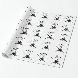 Nazca Peru Hummingbird With Curved Text