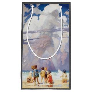 NC Wyeth The Giant Artwork Beach Coastal Small Gift Bag