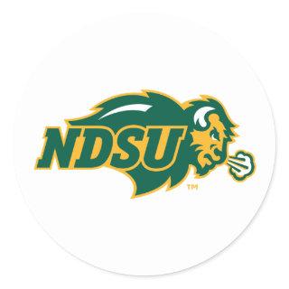 NDSU Bison Classic Round Sticker