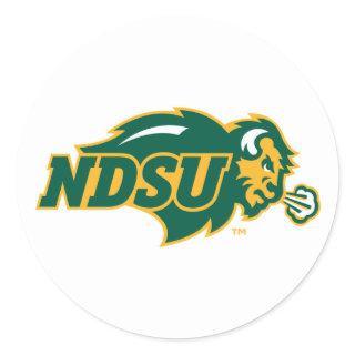 NDSU Bison Classic Round Sticker