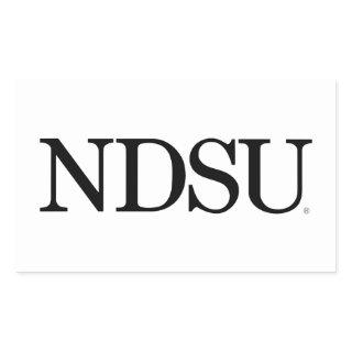 NDSU University Signature Rectangular Sticker