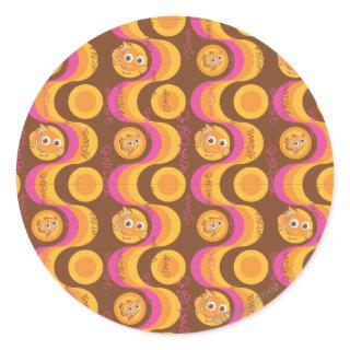 Nemo Retro Pattern Classic Round Sticker