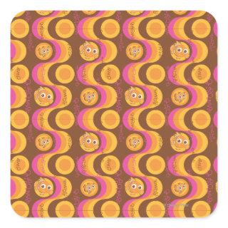 Nemo Retro Pattern Square Sticker