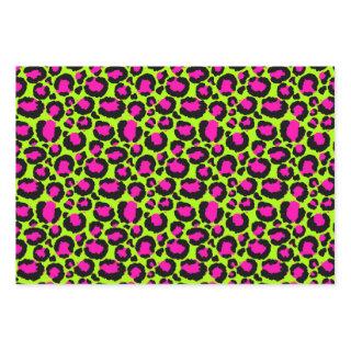 Neon Cheetah Pattern, Boys Girls & Kids, Leopard  Sheets
