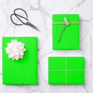 Neon Electric Green Solid Color Classic | Elegant  Sheets