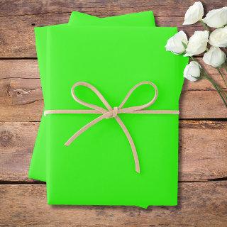 Neon Green Solid Color | Classic | Elegant  Sheets