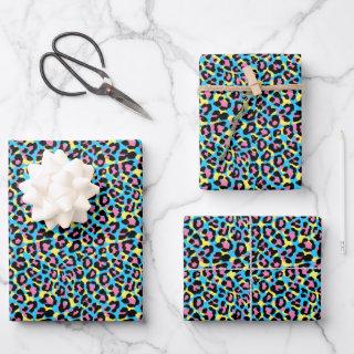 Neon Leopard Spots Pattern  Sheets