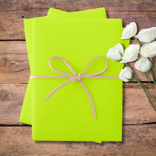Neon Lime Yellow Solid Color Classic | Elegant  Sheets