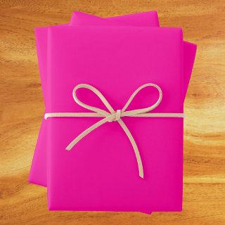 Neon Pink Solid Color  Sheets