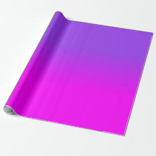 Neon Purple and Hot Pink Ombre Shade Color Fade Sc