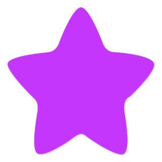 Neon Purple Star Sticker