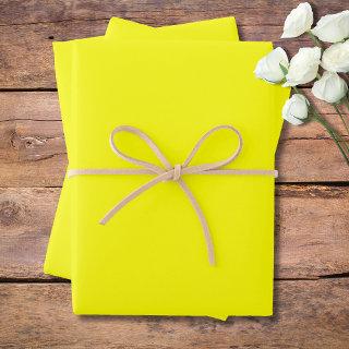 Neon Yellow Solid Color | Classic | Elegant  Sheets