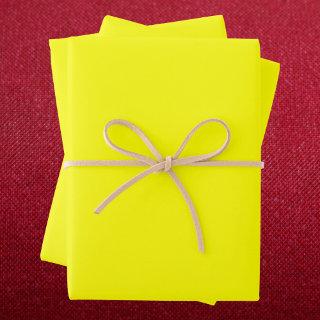 Neon Yellow Solid Color  Sheets