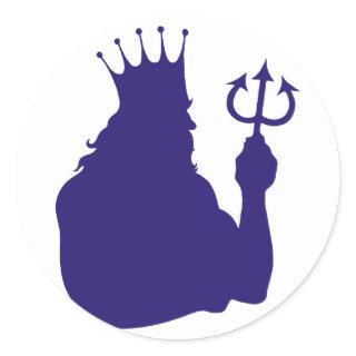 neptun poseidon classic round sticker