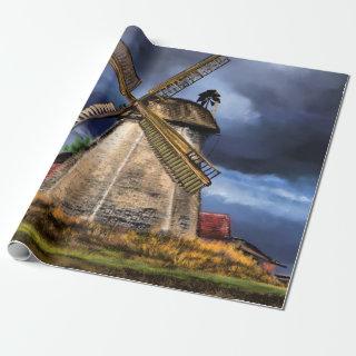 Netherlands Windmill Landscape