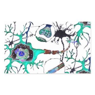 Neuron! Rectangular Sticker