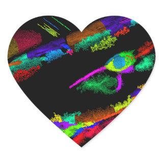 Neuronal cell heart sticker