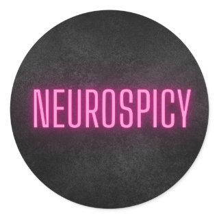 Neurospicy Neon Sticker