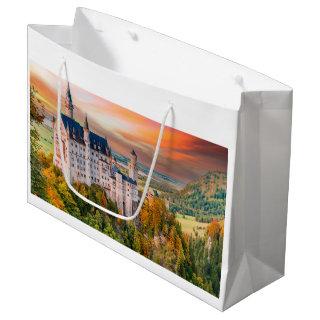 Neuschwanstein castle large gift bag