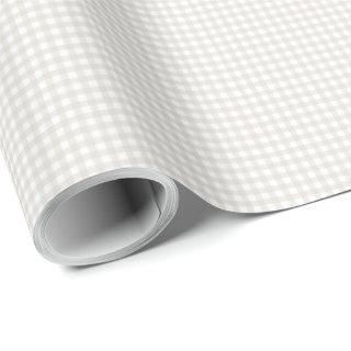 Neutral beige gingham simple small checks plaid