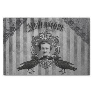 "Never More" Edgar Allan Poe Tissue Paper