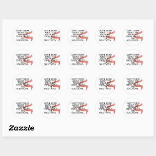 Never Put Off What You Can Do Today – Motivational Classic Round Sticker