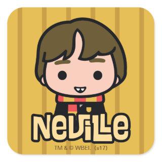 Neville Longbottom Cartoon Character Art Square Sticker