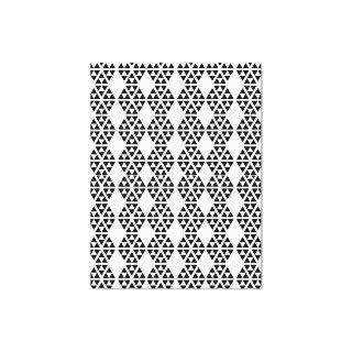 New black and white triangles,seamless patterns  canvas print