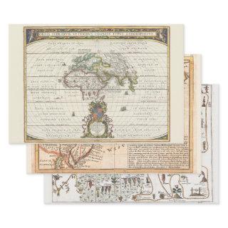 New England The World Aztec Rare Maps |  Sheets