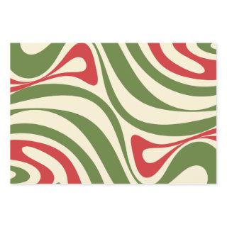 New Groove Retro Swirl Christmas Abstract Pattern  Sheets