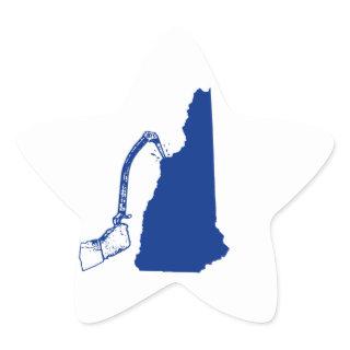 New Hampshire Ice Climbing Star Sticker