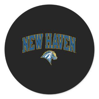 New Haven Chargers Arch Over Classic Round Sticker