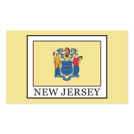 New Jersey Rectangular Sticker