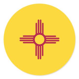 New Mexico State Flag Classic Round Sticker