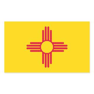 New Mexico State Flag Design Decor Rectangular Sticker