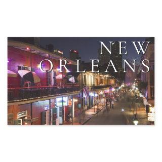 New Orleans, Louisiana | The French Quarter Rectangular Sticker