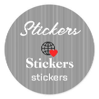 New personalize Text Logo Stickers