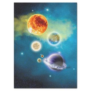 New Solar System Tissue Paper