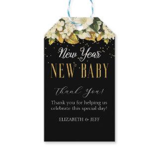 New Year New Baby Baby Shower Gift Tags