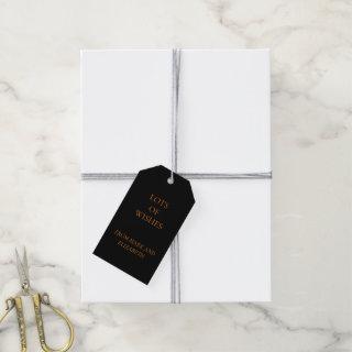 New Year's gift tag for your loved ones.