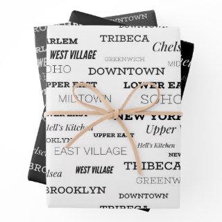 New York City Neighborhoods  Sheets
