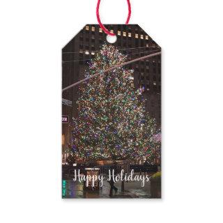 New York City Rockefeller Center Christmas Tree Gift Tags