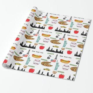 New York Icons Pattern by Orchard Three