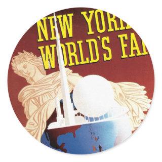 New York World's Fair (Globe) Classic Round Sticker